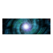 Blue Cosmic Twirl Business Card