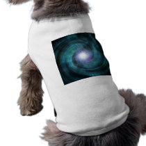 Blue Cosmic Twirl Doggie Tshirt