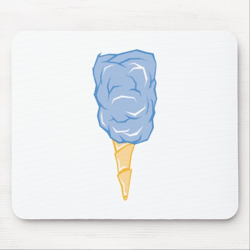 blue cotton candy mousepad