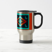 Blue Coyote Travel Mug