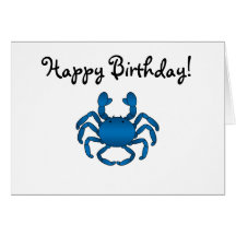 Blue crab cards