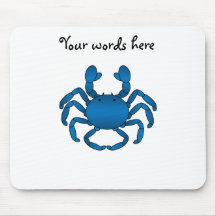 Blue crab mouse pads