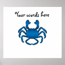 Blue crab posters