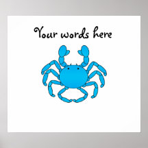 Blue crab posters