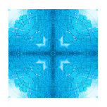 Blue Crackle Pot Kaleidoscope t-shirts