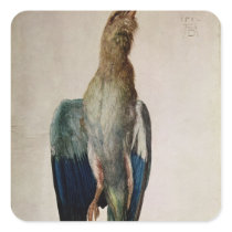 Blue Crow, 1512 Square Stickers