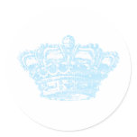 Blue Crown Sticker