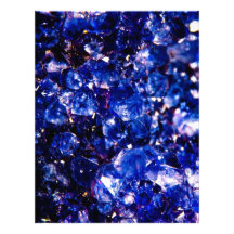 Blue Crystal Stone Letterhead Design