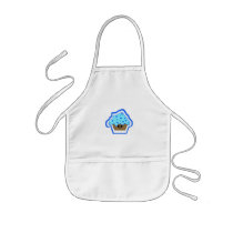 BLUE Cupcake Aprons