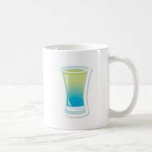 Blue Curacao shotglass Coffee Mug