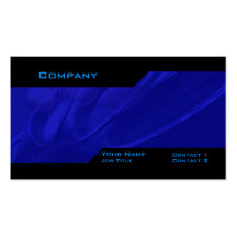 Blue Custom Business Card