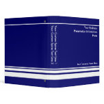 Blue Custom Business Presentation Binder binders