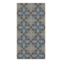 BLUE DAD FATHER ORNAMENTAL PATTERN DESIGN DECORATI PICTURE CARD
