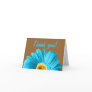 Blue Daisy Flower Thank You Or Custom