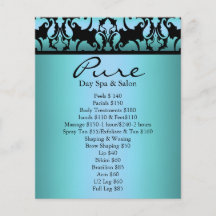 Blue Damask Flyer