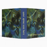 Blue Dancers by Edgar Degas, Vintage Impressionism 3 Ring Binders