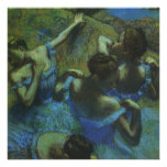 Blue Dancers by Edgar Degas, Vintage Impressionism Personalized Invites