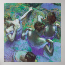 Blue Dancers Print