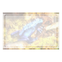 Blue Dart Frog Stationery