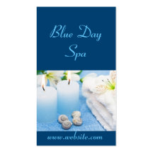 Blue Day Spa Business Card