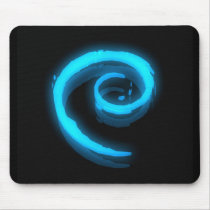 Blue Debian Swirl