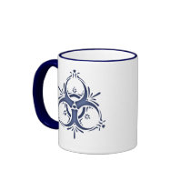 Blue Delft Biohazard Mugs