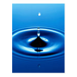 Blue Dew Drops in the Ocean Post Card