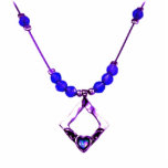 Blue Diamond Necklace Photo Sculpture