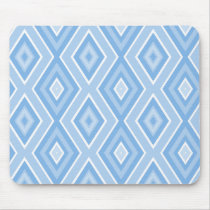 Blue Diamond Print Mousepad