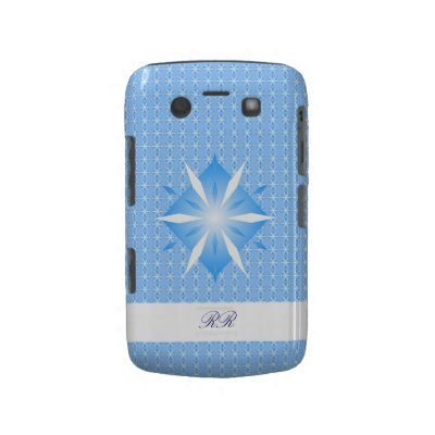 Blue Diamond Shapes Blackberry Bold Case-Mate case by DigitalDreambuilder