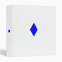Blue Diamond Vinyl Binder