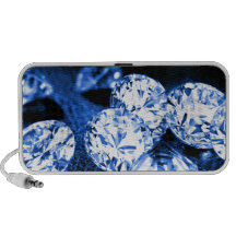 Blue Diamonds Travelling Speaker