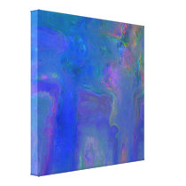 Blue Digital Abstract Canvas Wrap Print canvas prints