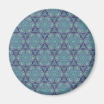 Blue Digital Art Abstract Magnets