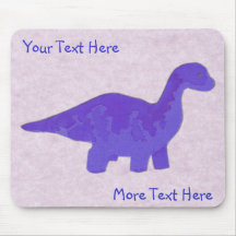 Blue Dino Mousepad
