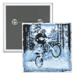 blue dirtbike wheeling in woods1 12x pins