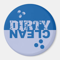 Blue Dishwasher Magnet magnets
