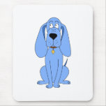 Blue Dog. Hound. Mousepad
