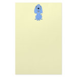 Blue Dog. Hound. Personalized Stationery