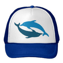 Blue Dolphin Duet Hats