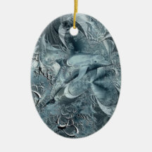Blue Dolphin Keepsake Ornament