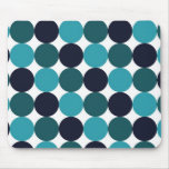 Blue Dots Mouse Pads
