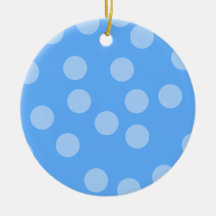 Blue Dots Pattern. Ornaments