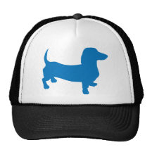 Blue Doxie, Dachshund Mesh Hats