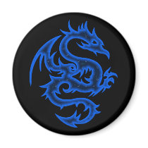 BLUE DRAGON FRIDGE MAGNETS