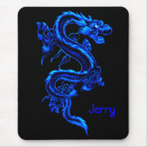 Blue Dragon Mousepad
