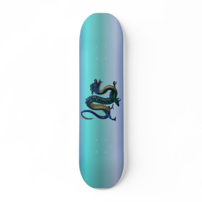 Blue Dragon Skate Board Decks by SweetRascal