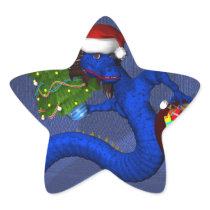 Blue Dragon Star Stickers