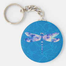 Blue Dragonfly Key Chains