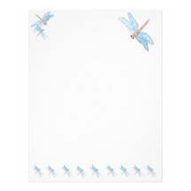 Blue Dragonfly Letterhead